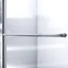 Semi-Frameless Sliding Shower Door, Clear Glass in Chrome Product Dimensions ‎1 x 54 x 72 inches 105.82 Pounds 5
