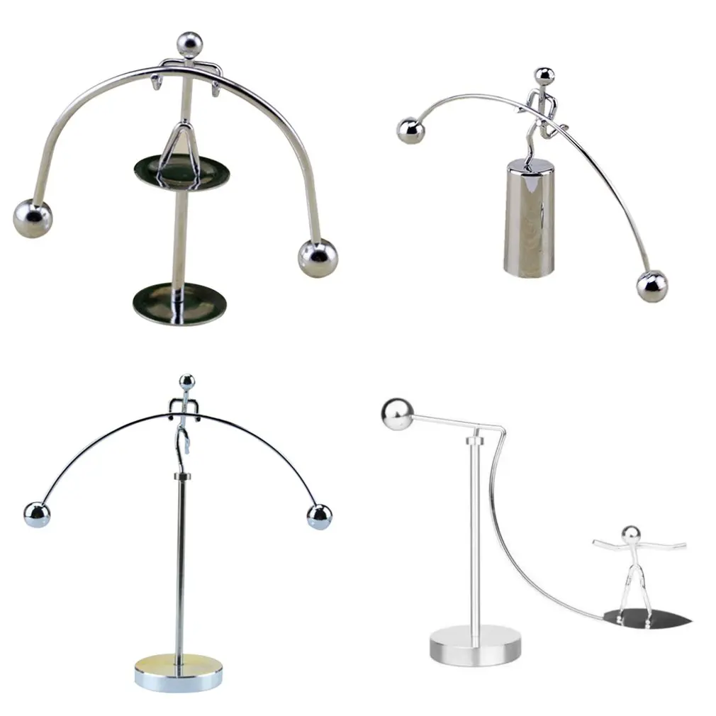 1pc Perpetual Balance Small Weightlifting Cartoon Newton Physics Science 5 S48ecf6b1218349a4aac2b0c810501c50e