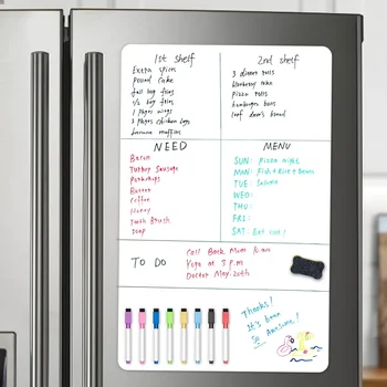 A2 Magnetic Dry Erase Whiteboard for Fridge 1
