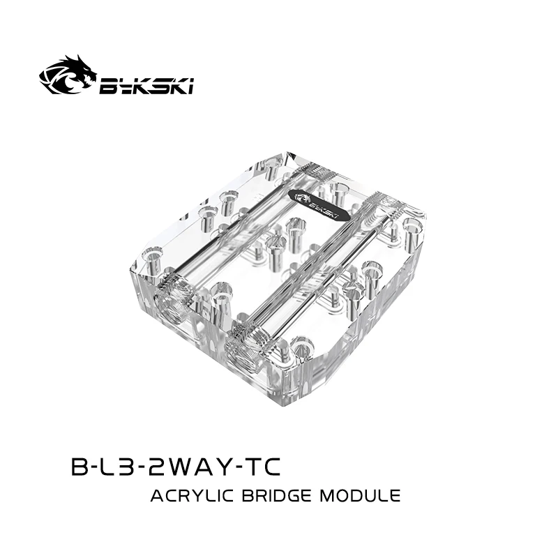 Bykski Placa Gráfica Gpu Ajuste de Conexão de Navegação Pontes Bloco de Água Quad Gpu Ponte para Gráficos B-l32way-tc - Imagem 3