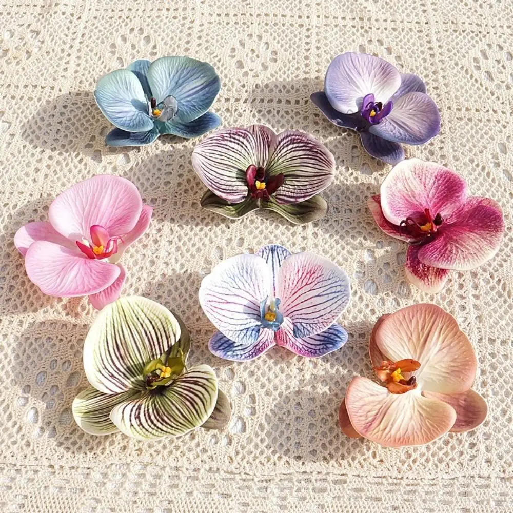 Earring DIY Jewelry Making Craft Simulated Flower Handmade Accessories Headdress Butterfly Orchid Flower Decoration Hairpin Gift - 2