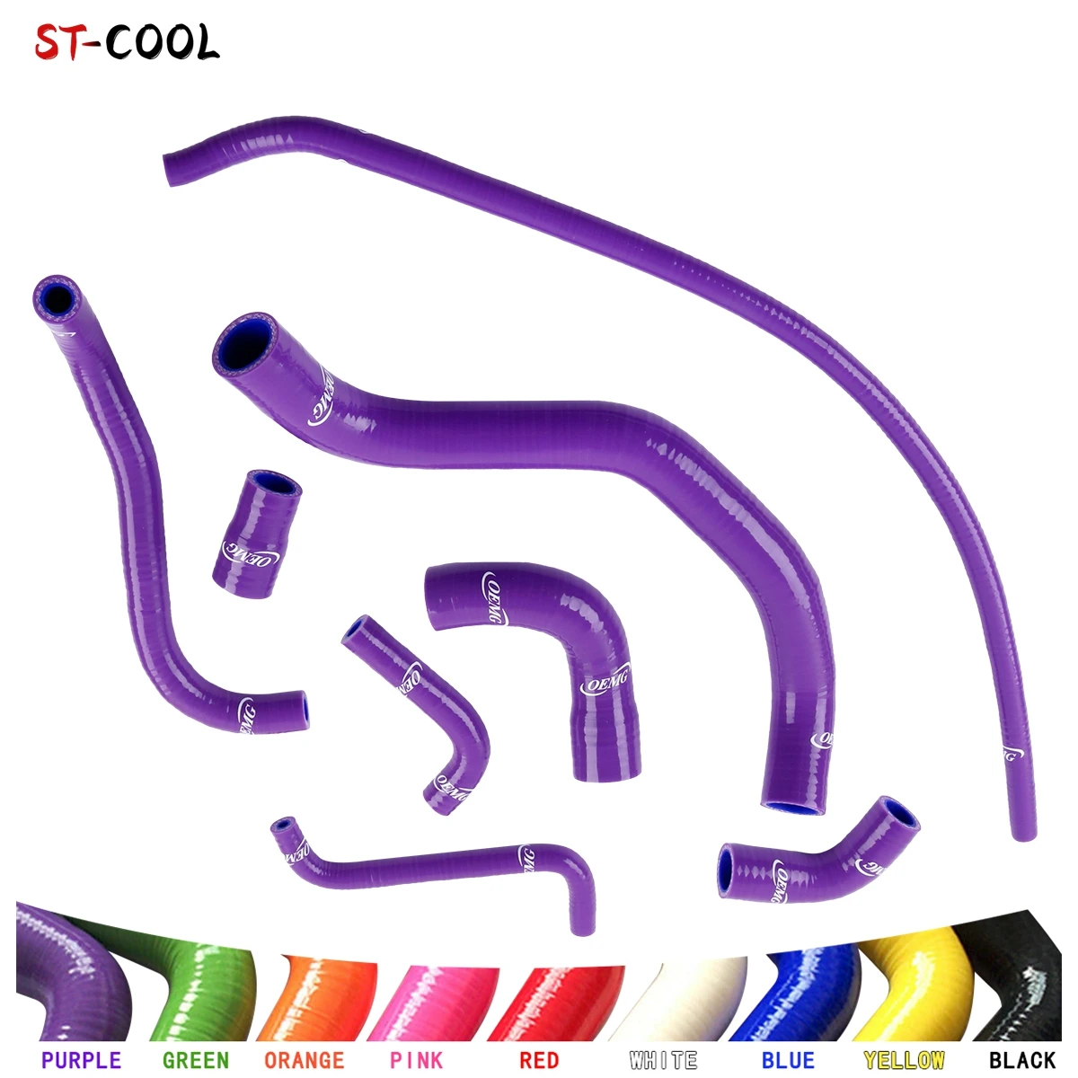 Per Yamaha R1 Yzf-R1 1998 1999 2000 2001 Kit Tubi Flessibili In Silicone Per Radiatore Tubi Tubi 8 Pezzi 10 Colori