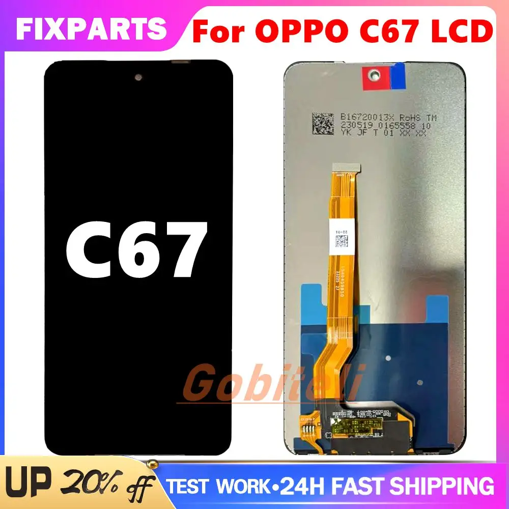 

6.72'' For Oppo Realme C67 4G 5G LCD Display Touch Screen Replacement Digitizer Assembly
