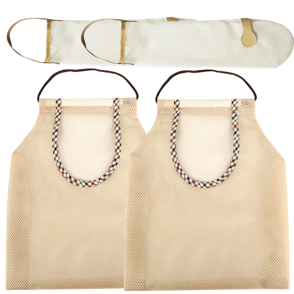 

4 Pcs Fruit and Vegetable Mesh Bag Reusable Produce Bags Shopping Cart for Groceries Hanging
