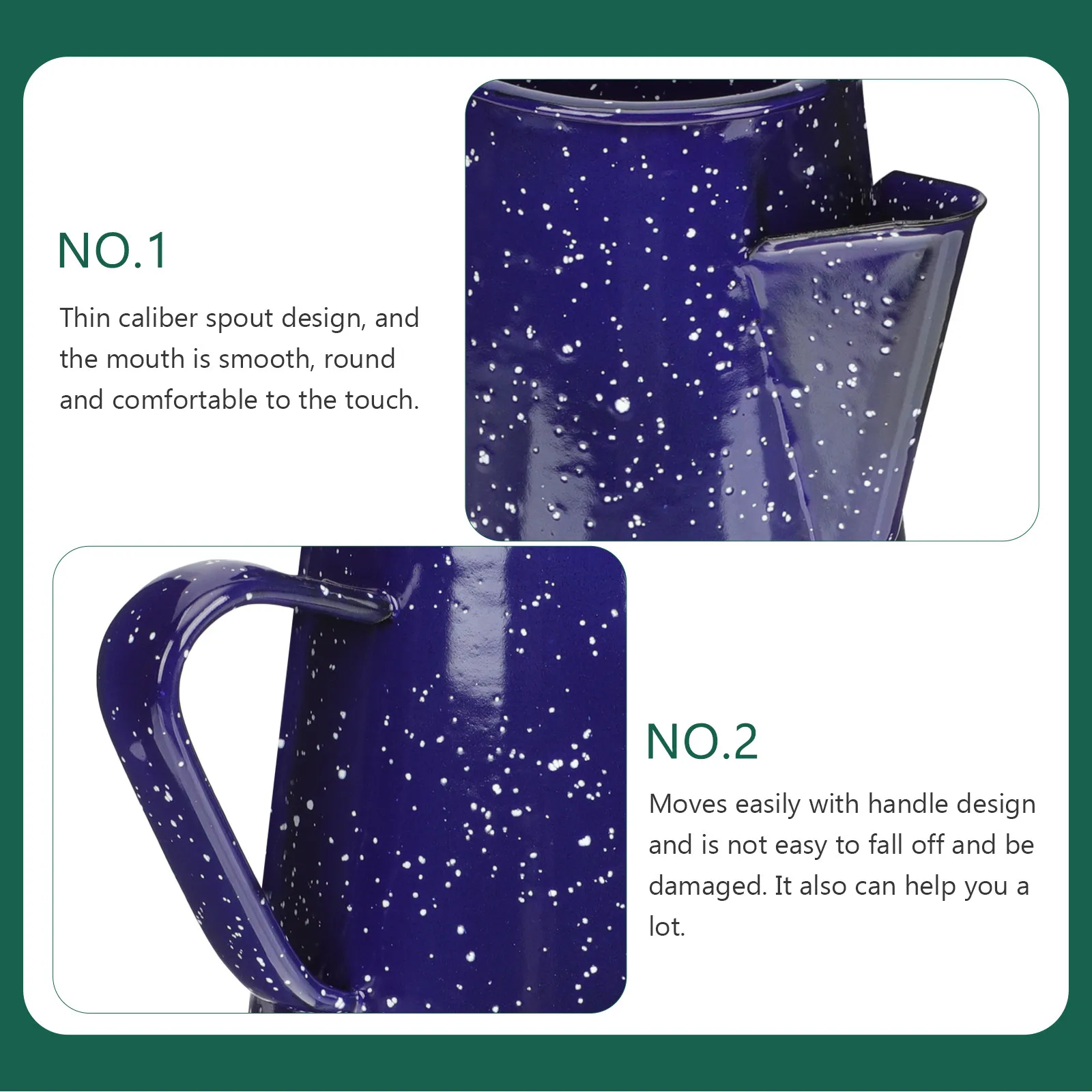 Heating Enamel Teakettle Large Capacity Water Boiling Kettle for Kitchen Campfire Milk Tea Simple Elegant Design Dishwasher Safe
