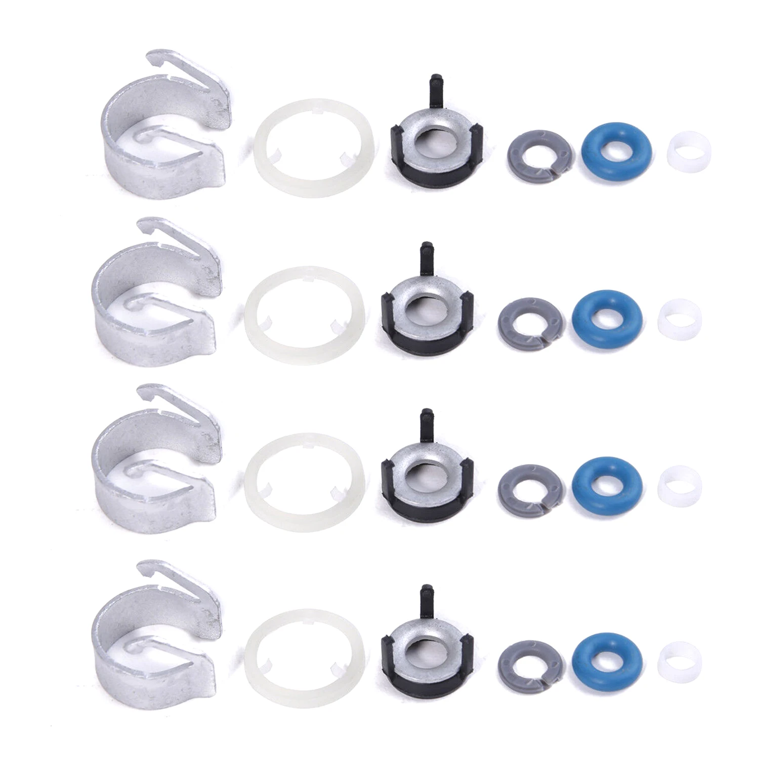 4pcs Fuel Injector O-ring Seals Repair Kits For AUDI A4 VW Jetta GLI GTI 1.8 2.0T 06H998907A 06J998907B 06J998907D Car Parts