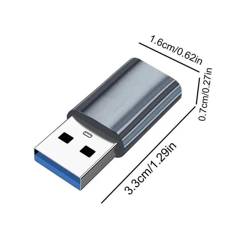 휴대폰 변환기용 USB C 타입 암-USB 3.0 수 어댑터 커넥터, 고속 C 타입 암-USB A 수 어댑터