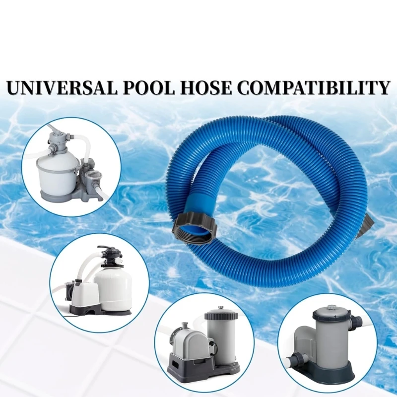 

Effective Pool Hose Replacement 1.5" Diameter Pool Hose Easy to Use Pool Accessory Hose Soft Hose for 29060E Model A0NC