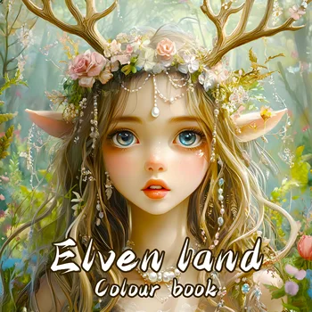 Libro Illustrato per Adulti: Esplora il Mondo Magico delle Fate della Foresta e delle Bellissime Pixie con Disegni Colorati Terapeutici