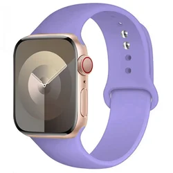 Premium Silicone Watch Strap Bracelet - Vibrant Colors & Versatile Design for 38 40 41 S10-42MM (12 purple lilac)
