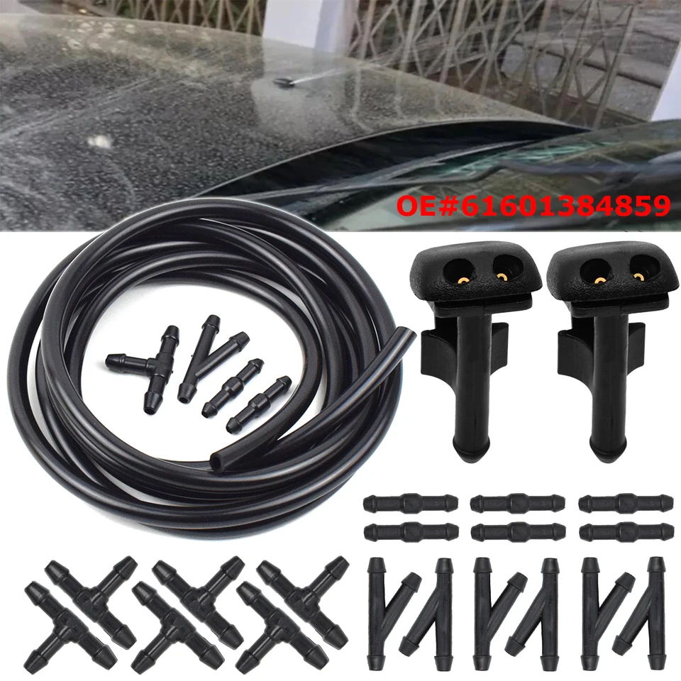 Windshield Washer Nozzle Replacement For BMW 3 Series E36 / Z3 - Pair, Aftermarket Part #61601384859 - View #6