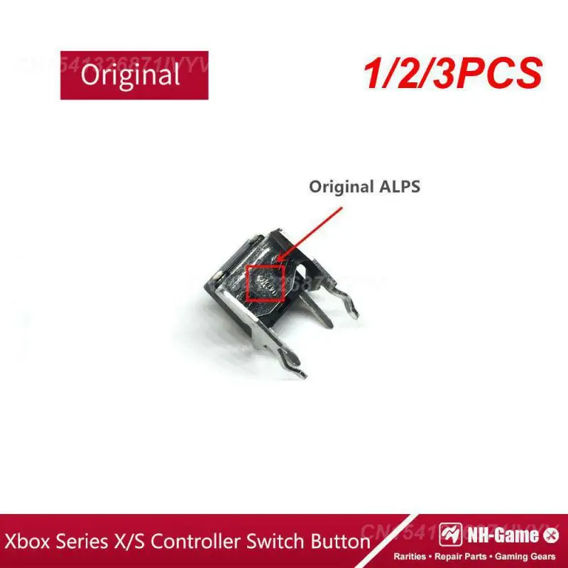 1/2/3 Pz Pulsante Maniglia Adattamento Interruttore Argento Riparazione Parti Gamepad Maniglia Riparazione Microinterruttore Interruttore Leva Di Sicu