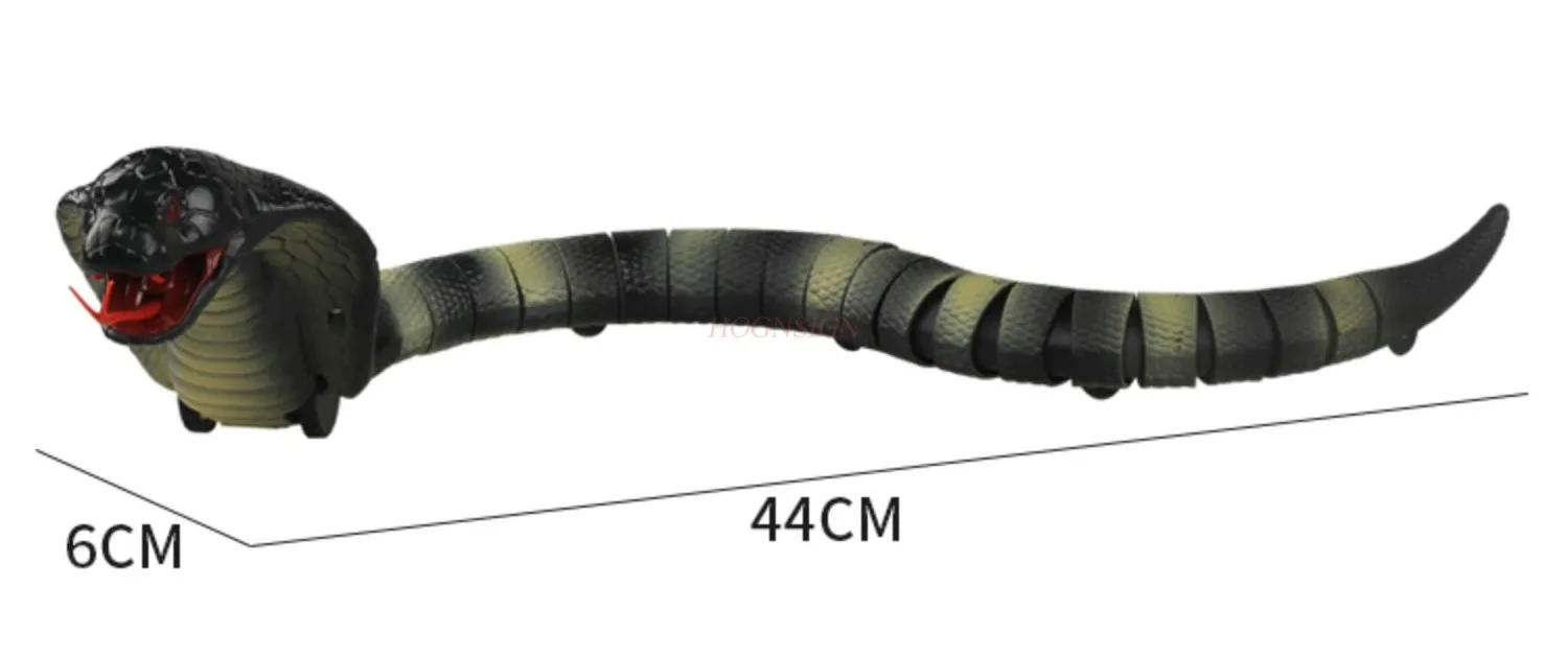 Remote control simulation cobra reptile prank toy