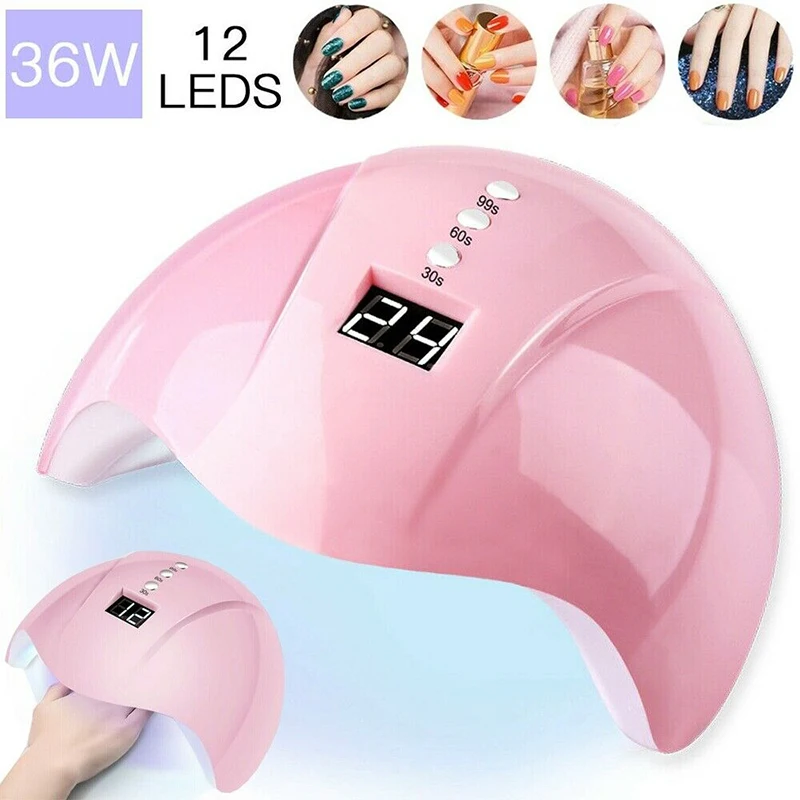 Description Picture 2 of itemF2 Nail Dryer LED Nail Lamp UV Light for Nails Polish Gel Machine Electric Manicure 36W Curing Nail Polish Gel Nail Art Tools