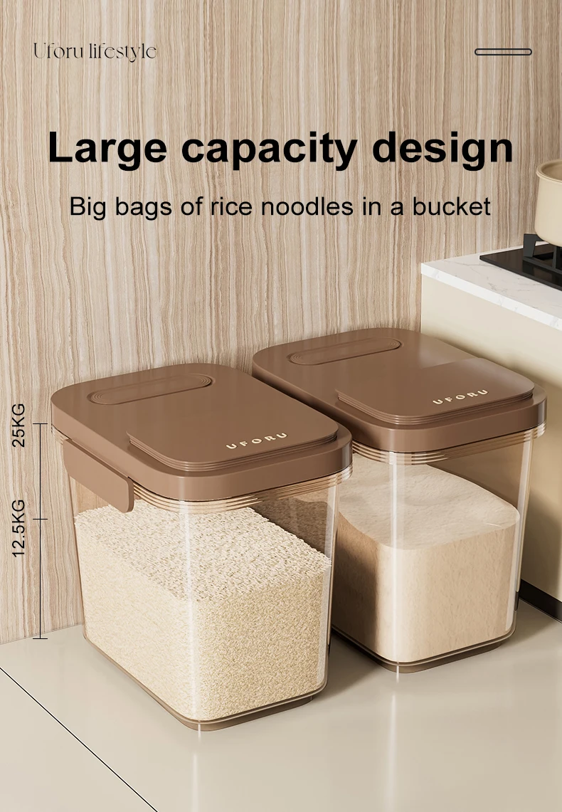 Fødevaregodkendt risbeholder med lufttæt forsegling_voghion.com