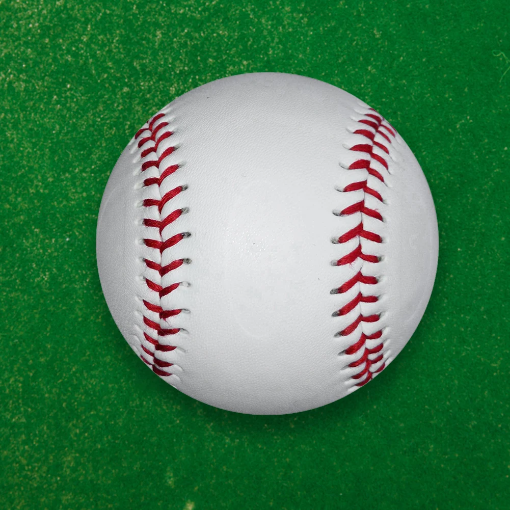 9inch Exercise BaseBall Elastic 7.2cm Practice Softball Soft Rubber Core Relieve Stress Equipment for Sport Team Game