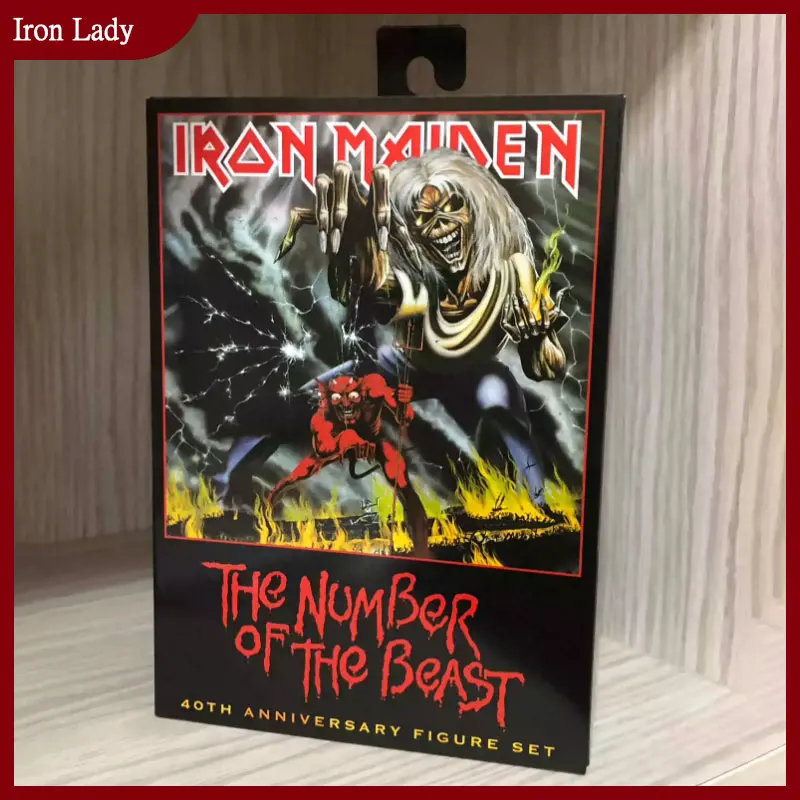 

NECA 33690 Number Of The Beast Iron Lady 40th Anniversary Action Figure Collection Model Doll Toy Kids Birthday Christmas Gift