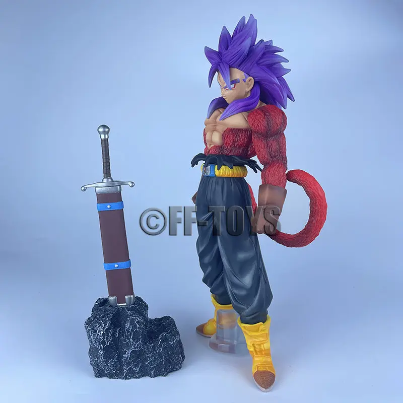 New 26cm Dragon Ball Z Anime Figures Super Saiyan 4 Son Goku Ssj4 Pvc  Statue Action Figurine Model Ornaments Decoration Toys Gif