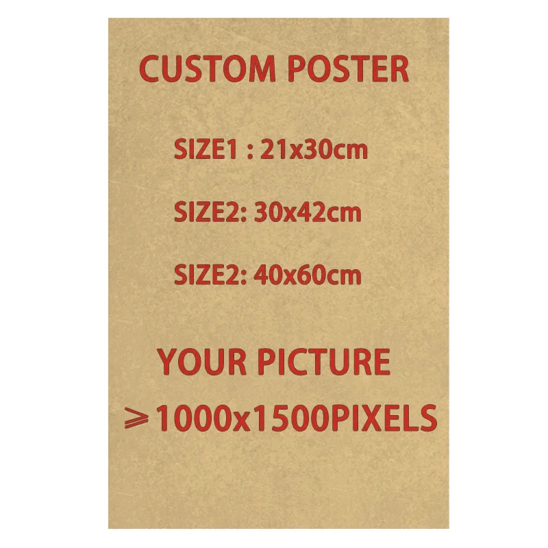 Custom Kraft Paper poster Vintage Anime Game Poster Modern Art Painting Picture for Room Bar Cafe Wall Decor 1