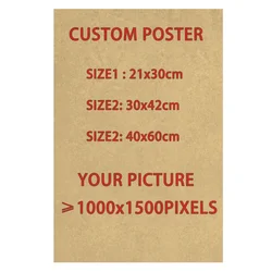 Vintage Anime Game Art Kraft Paper Poster - 20X30cm