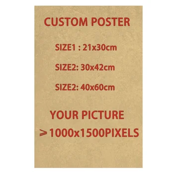 Custom Kraft Paper poster Vintage Anime Game Poster Modern Art Painting Picture for Room Bar Cafe Wall Decor 1