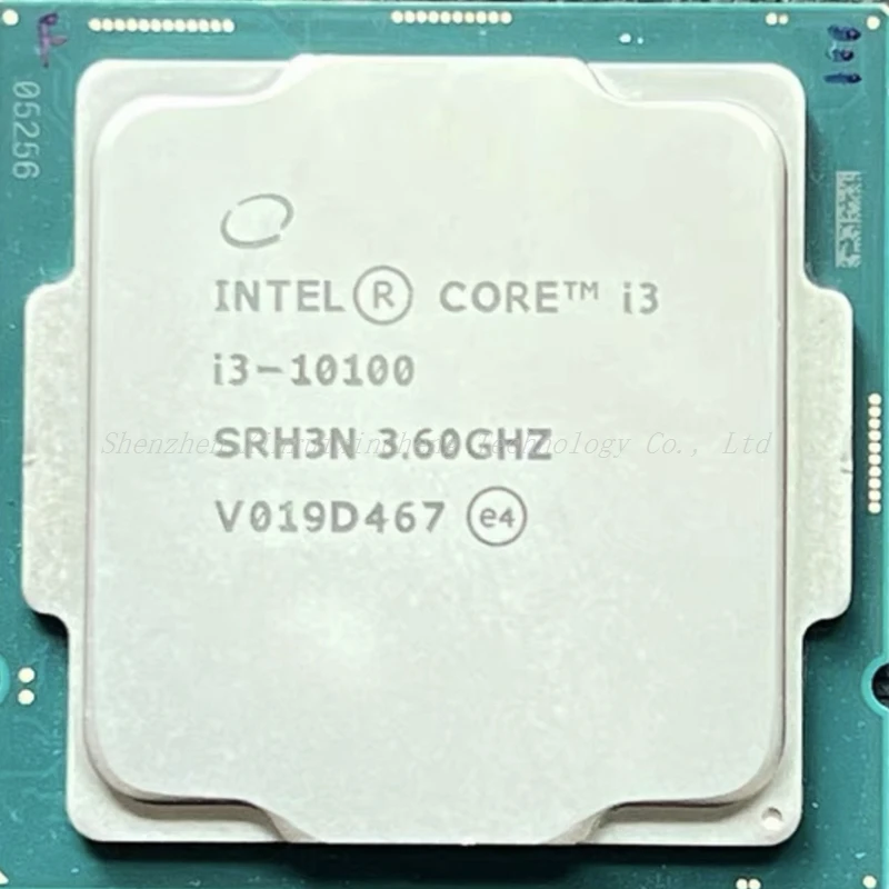 Intel Core I3-10100 I3 10100 3.6 Ghz Cpu 4-Core 8-Thread Usata 65W Lga 1200