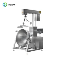 Marmite planétaire semi-automatique à chauffage au gaz, 600l, moteur en acier inoxydable, pour appareils de cuisine commerciaux 2