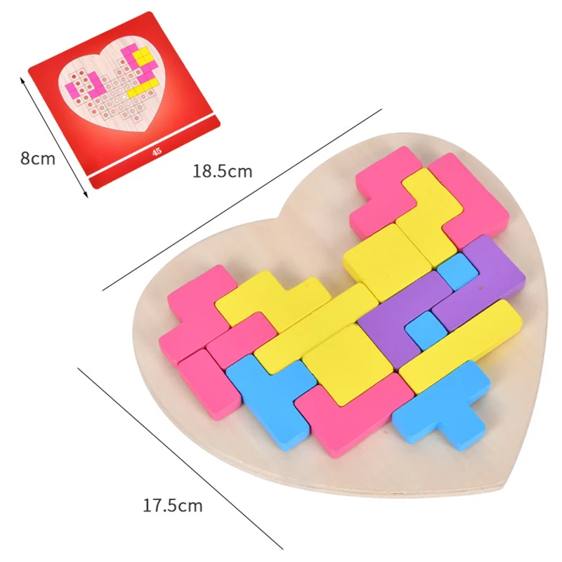 Wooden Logic Puzzle Game for Kids Educational Toy
