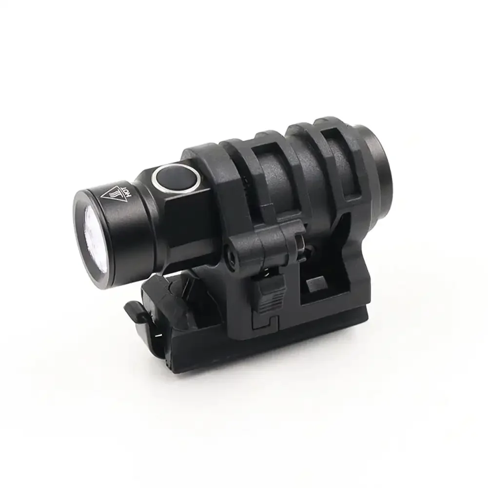 Tactical Helmet Flashlight Clamp 20MM Mount 360 Degree Quick Release Universal Rail Helmet Light Torch Holder Adapter