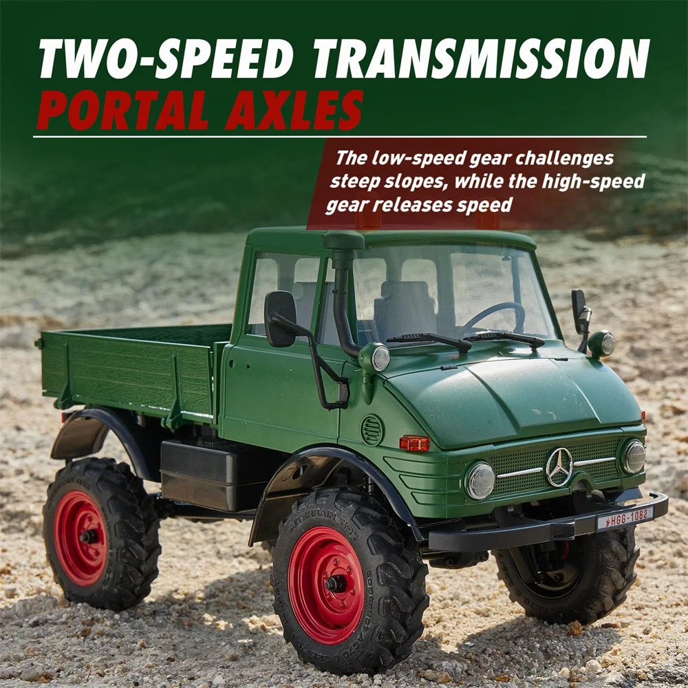 【新品】FMS ウニモグ FCX24 RTR クローラーラジコン 1/24 FMS FCX24 1/24 Unimog RTR Micro Rock Crawler Combo (Green