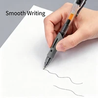 13pcs Retractable Ballpoint Pens Set Black/Blue Gel Pens For Writing School Office Accessories Students Stationery Supplies 6