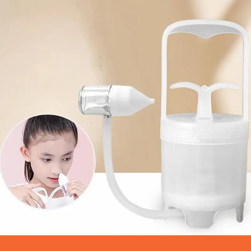 Toddler Nose Sucker Manual Booger Sucker Remover For Toddler Strong Suction Nose Cleaner Portable Hand Puller For Travelling
