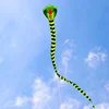 Large 8m Children Kite Toy Cartoon Snake Shape With Handle Line Easy to Fly Cobra Kite Children Flying Kite Outdoor Sports Toys 3