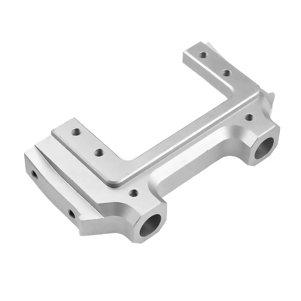 

Металлическая черная/Серебристая передняя стенд для Сервомотора, бампер для 1/10 RC Crawler Axial SCX10 & SCX10 II 90046 90047