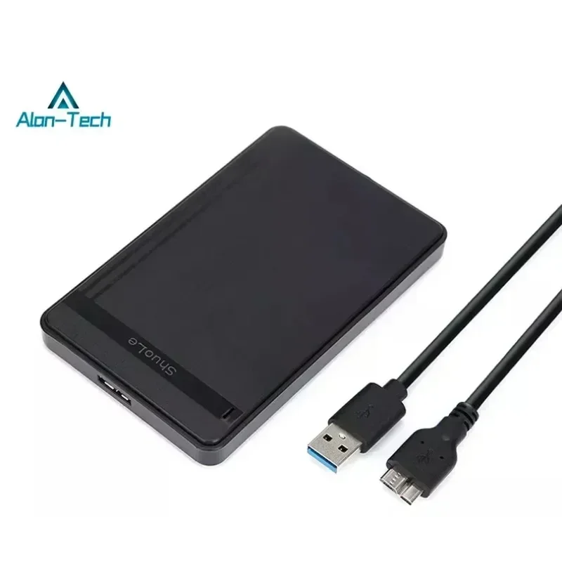 2.5" SATA to USB3.0 HDD T22 Enclosure Mobile Hard Drive Cases for SSD External Storage HDD Box Cable ABS