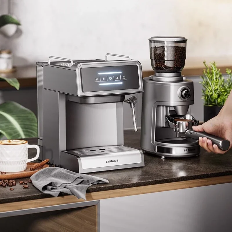 Semi-automatic Home Italian Coffee Machine Cappuccino Latte Coffee Machine Easy-to-control Coffee Machine Steam Milk Frothing 4