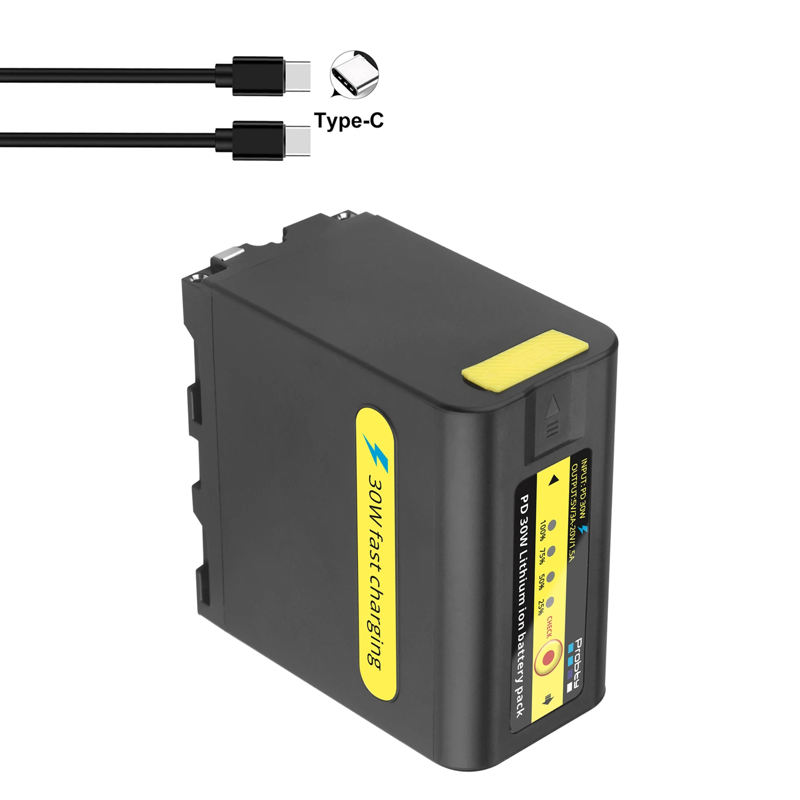 アップグレードNP-F970 np F970 NP-F980バッテリー30ワットpd双方向