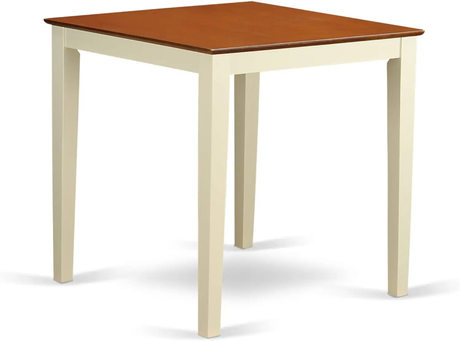 

East West Furniture VNKE5-WHI-W Vernon набор кухонных столешниц из 5 предметов включает квадратный стол и 4 стула для столовой, 36x36 I