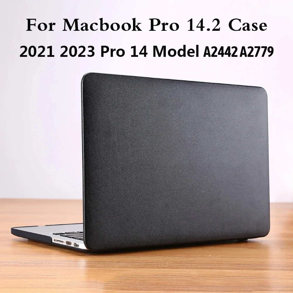 Чехол для ноутбука 2023 Macbook Pro 14, чехол для 2021 Macbook M1 M2 Chip Pro 14,2 дюйма, модель A2442 A2779, защитный чехол из полиуретана и поликарбоната
