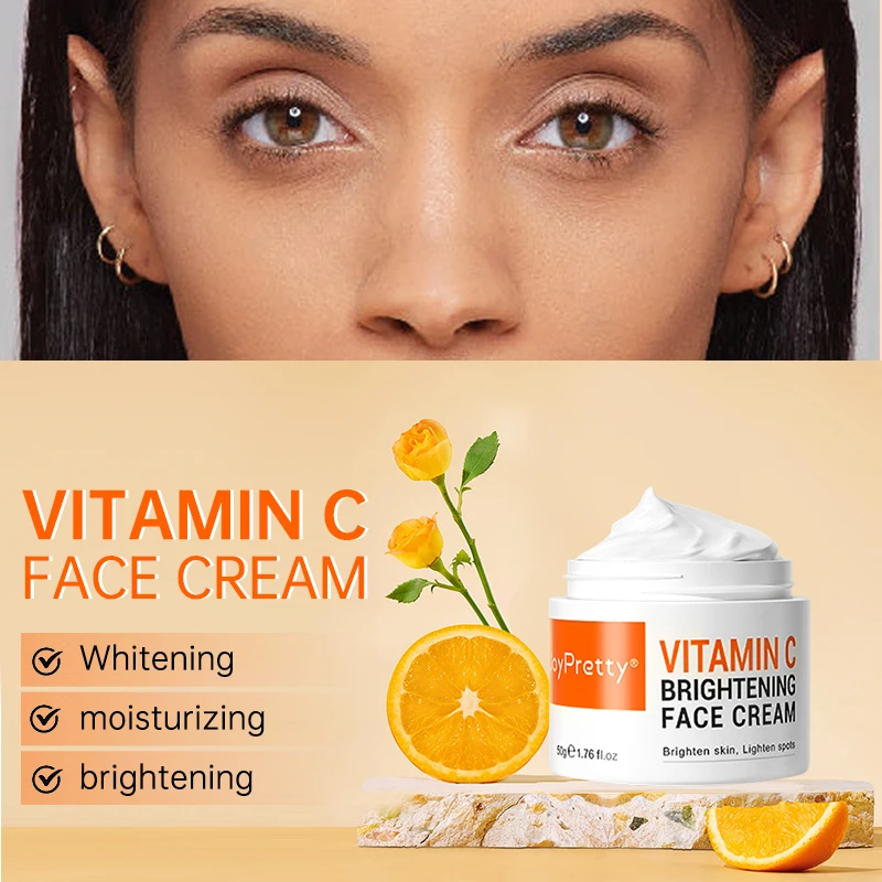 JoyPretty Vitamin C Face Cream Whitening Dark Spots Removal facial vitamin c cream