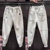 Men's Sweatpants Solid Loose Fit Mens Sweatpant Autumn Fashion Khaki Joggers Pants Unisex Elastic Waist Track Male Trouser 2025 2