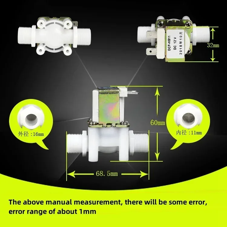 Elettrovalvola Acqua DC12V – Normalmente Chiusa (N/C) – Attacco 1/2 Pollice – Flusso Magnetico - 3