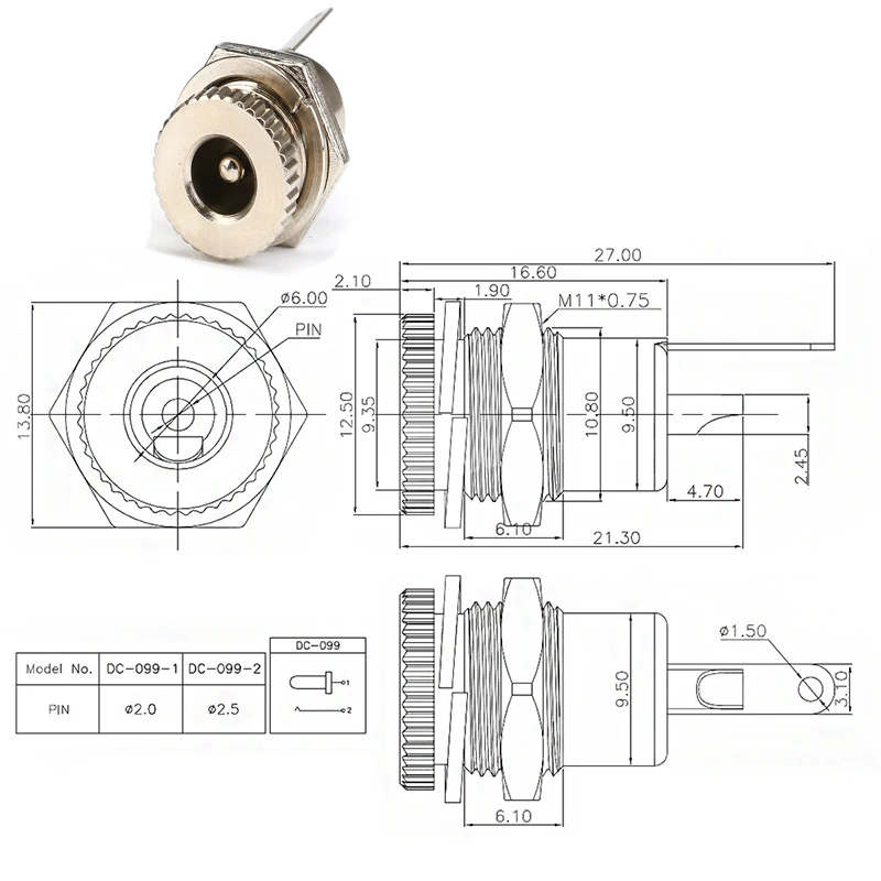 Рисунок 6 - разъемы постоянного тока 2