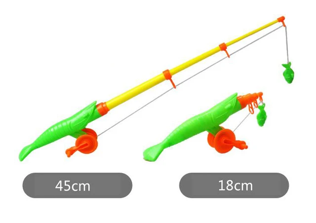 12Pcs/13Pcs Magnetic Fishing Toys Game for Kids 1 Magnetic Fishing Rod with 5 Plastic Floating Fish Toys for Children 6