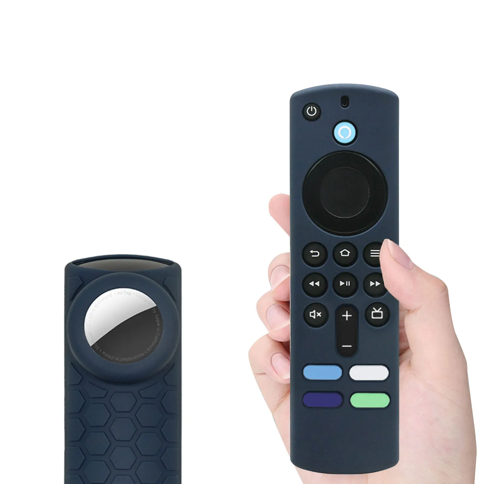 Fire Stick 원격 제어 실리콘 보호 커버, 알렉사 음성 리모컨 용 Fire TV Stick 4K 3 세대 컨트롤러용