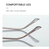 VKYEE Fashionable Large Frame Simple Square Design Anti-blue Light Reading Glasses Customizable Prescription Photochromic 6