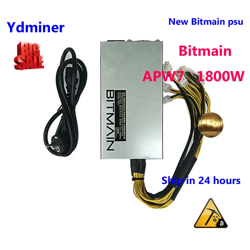 Hовый BITMAIN PSU APW7 1800w для asic ANTMINER s9 s9j t9+ z9 INNOSILICON t1 a9 a4+ WHATSMINER m3 m1 BAIKAL g28 n240 x10 EBIT e9+ |