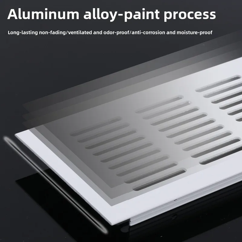 100/150/200mm Width 100-500mm Length Aluminum Alloy Ventilation Grills Breathable Mesh Cabinet Air Vent Mesh Hole Cover Hardware air vent grille,ventilation grille,air vent cover