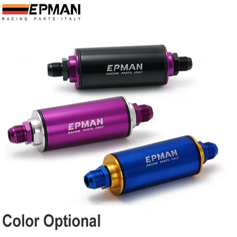 AN8 Hi-Flow Motorsport/Rally/Racing Alloy Fuel Filter EP-OF08 fuel filter With Steel filter EPMAN Racing