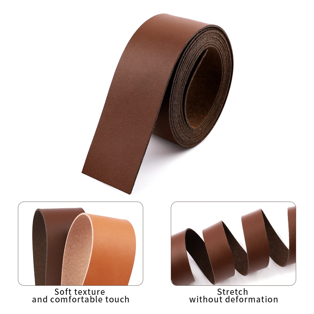 2 Meters Microfiber Leather Tape DIY Leather Crafts Straps Strips